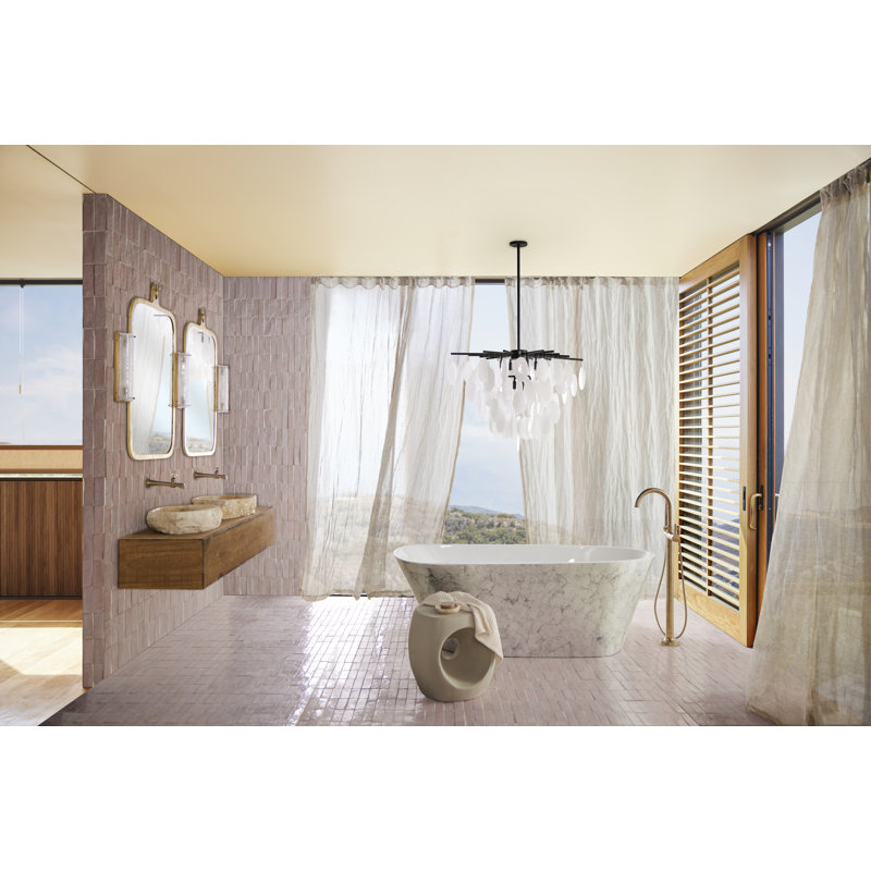 Sophia 67.7'' L Freestanding Soaking Bathtub