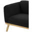 Chaise bouclée en tissu 40,5 po Nolita-86183739