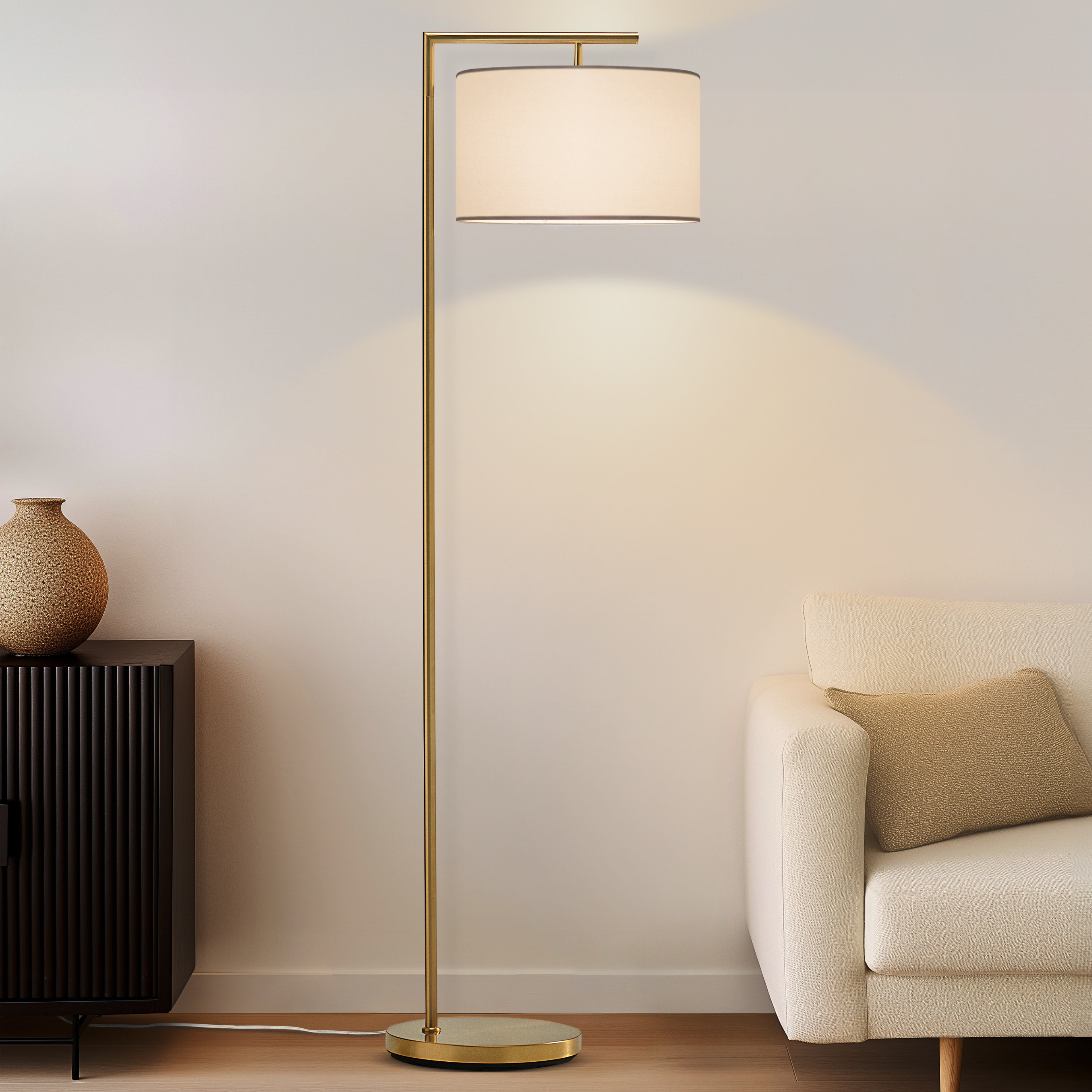 Brightech Montage Modern 60 in. Unique Standing Mid Century Modern ...