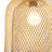 10.1"W Gold Bell-Shaped Pendant Light