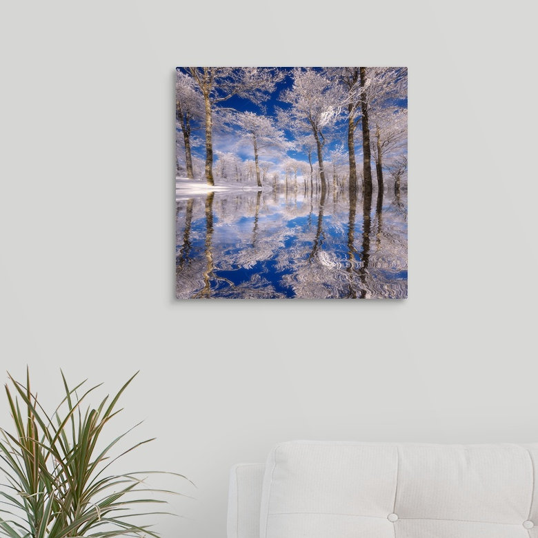 «Dream in Blue» par Philippe Sainte-Laudy - reproduction de photo sur toile, H 16 po x l 16 po x P 1,5 po