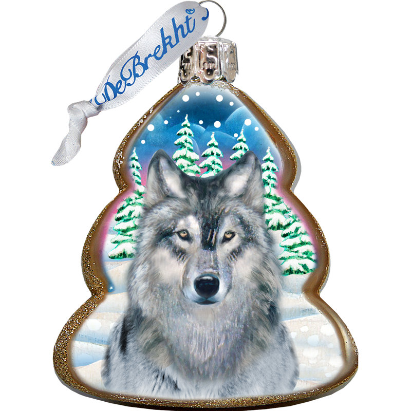 2'' Handmade Glass Holiday Shaped Ornament