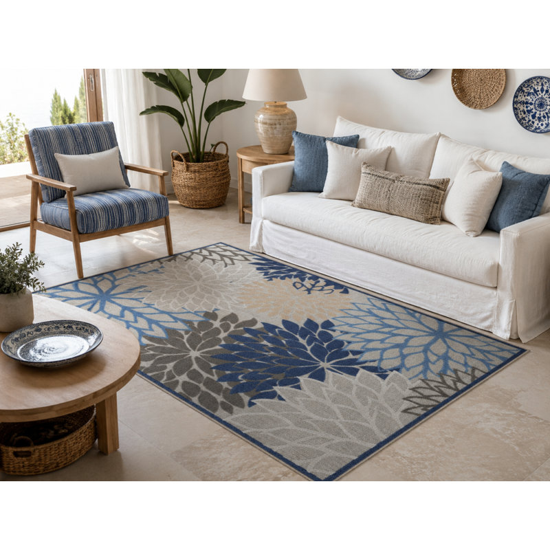 Tapis rectangulaire Vittorina, Rectangle 4 pi x 5 pi 11 po