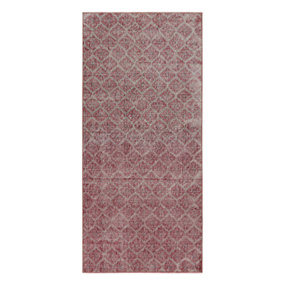 One-of-a-Kind Runner 2'9" X 6'2" 1960s Runner Wool Area Rug
