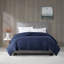Lightweight Down Alternative Blanket With Satin Trim-125133683-125133685