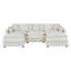 Canapé-lit en chenille moderne avec repose-pieds-1006864277-1006864276