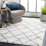 Tapis à poils longs Tahoe 662 de Tahoe en blanc / gris