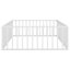 Structure de lit en métal avec clôture et porte-1299569575
