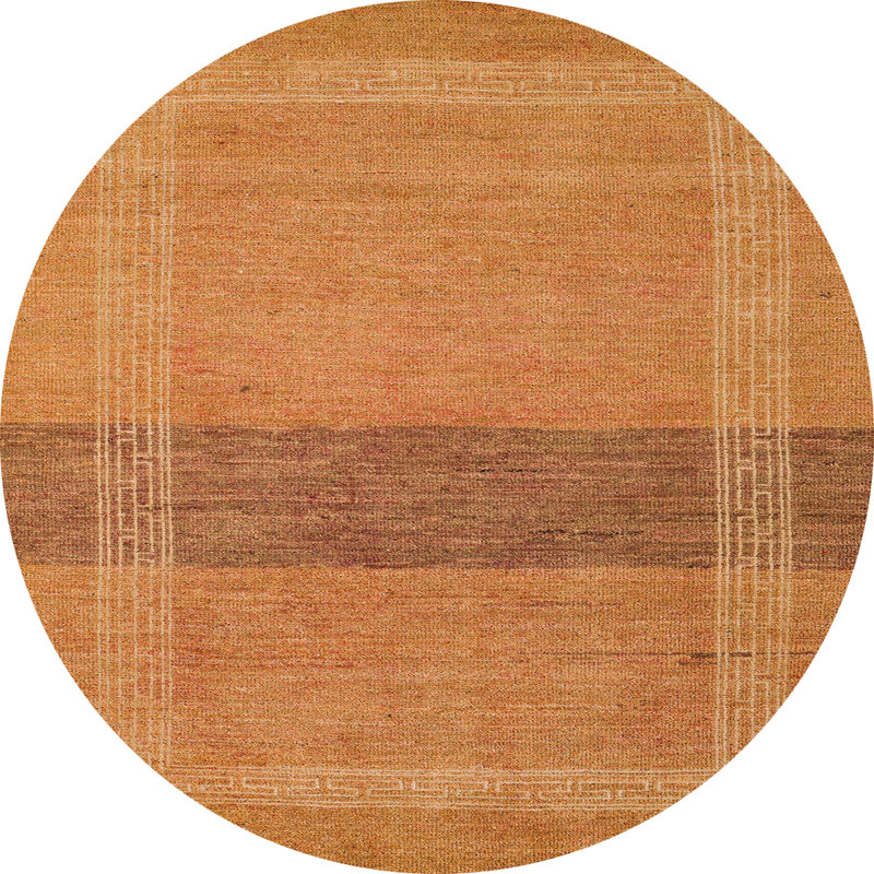 Abstract Indoor Rug, Round 8'