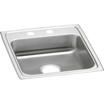 Lustertone 17" L x 20" W Drop-in Kitchen Sink