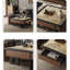 Table basse de style médiéval français