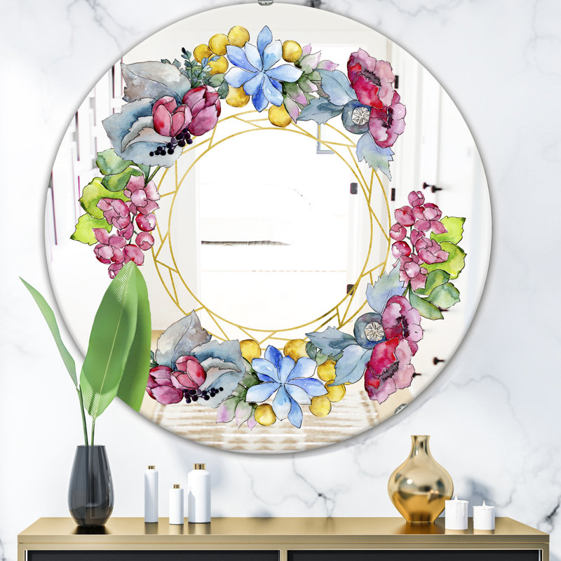 Miroir d'appoint efflorescent Abondance Cabin and Lodge, H 31,5 po x l po
