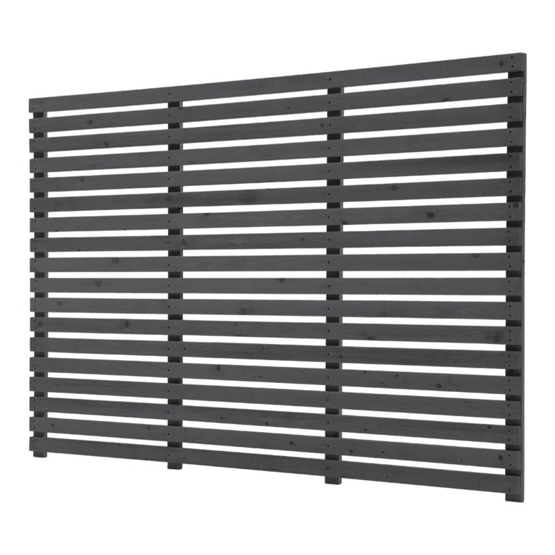 Sadiyah Wood Fence Panels Included, 120cm H x 180cm W