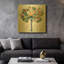 «Blooming Tree Neutral» par Silvia Vassileva, art mural en métal doré, 36 po x 36 po-906388861