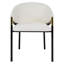 Ensemble de 2 chaises de salle à manger rembourrées avec pieds en métal Everden-118100995