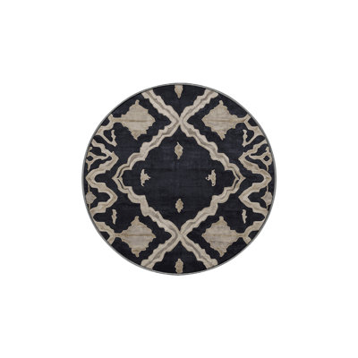 Machine Washable Gray Area Rug