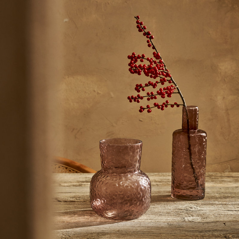 Bliss Amber Glass Vase
