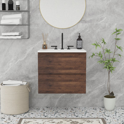 Bathroom Vanity with Ceramic Sink