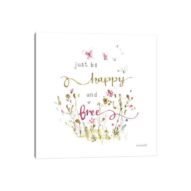 Papillons et fleurs sauvages, H 12 po x l 12 po x P 0,75 po
