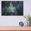 «Northern Lights Aurora Borealis Over Glacier Ice 2» par Luxe-1751936598