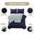 Down Alternative Microfiber Reversible Comforter Set - 3 Pcs All Season Diamond Pattern Comforter with Shams-109248976-109248974