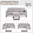 Dobro L-Shaped Sectional Sofa, Couch with Reversible Chaise, Couch Set for Small Spaces, Perfect for Living Rooms and Apartments-1384338030