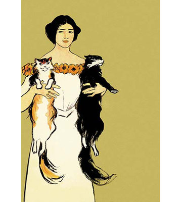 " Springtime Felines " by Edward Penfield