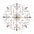 Metal Scrolled Medallion Fleur De Lis Brown Wall Decor