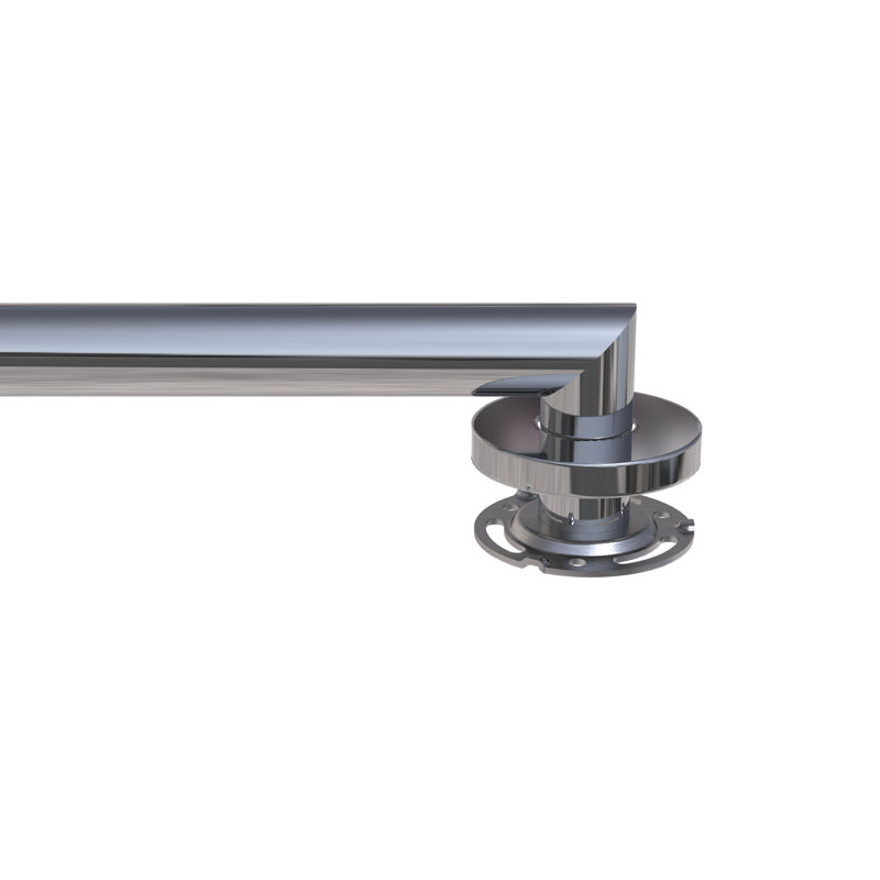 Architectural Designer Grab Bar, 3.5" H x 16" W x 1.25" D, Polished Chrome