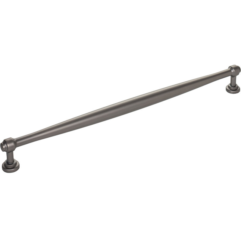 Ulster Bar Pull, Ash Gray, 12" Center to Center