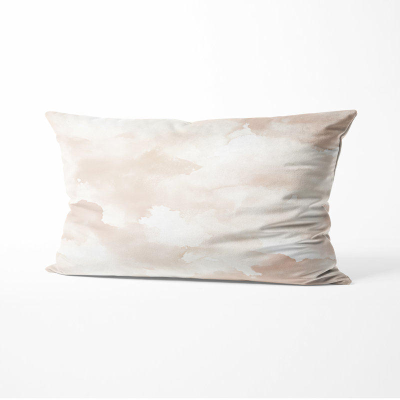 Coussin décoratif abstrait Abstract, 12"H x 20"W