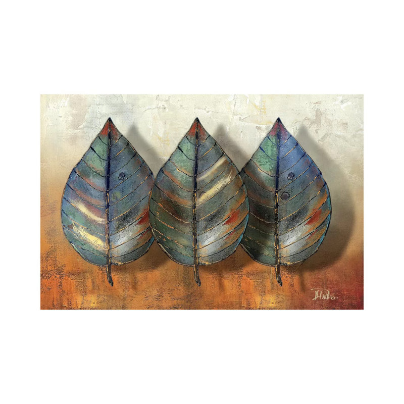 "Three Amigos II" par Patricia Pinto, reproduction d’art, Pas de tapis, H 18 po x l 26 po x P 1,5 po, Toile tendue