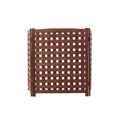 3-Panel Outdoor Air Conditioner Fence Screen