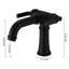 Robinet de salle de bain 1 trou avec ensemble de drain Robinet de lavabo de salle de bain à deux poignées Robinet de lavabo de salle de bain moderne en laiton avec valve-105688469