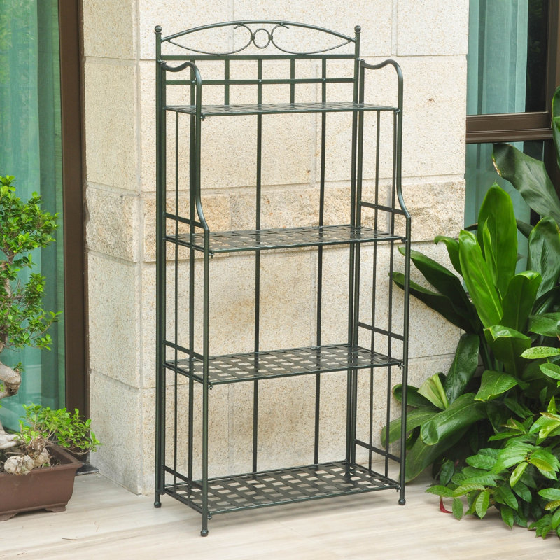 Arifa 28'' Iron Standard Baker's Rack, Verti Gris