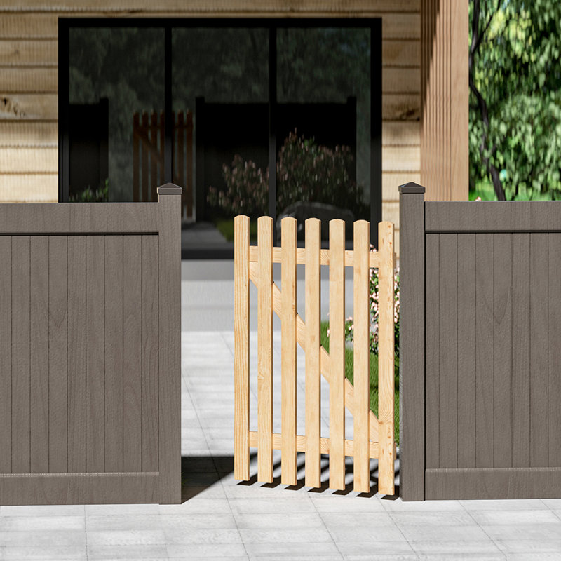 Wood Gate, 120cm H x 90cm W x 3cm W