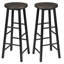 Upholstered Bar Stool with Steel Frame-2094265447-2094265467