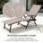 Kozyard 2 Pieces Aluminum Outdoor Chaise Lounge Chair Adjustable Reclining Patio Lounge with Drink Holder, Weather-Resistant Pool, Balcony, Yard Recliner, Assemble-Free, Beige-2130255609