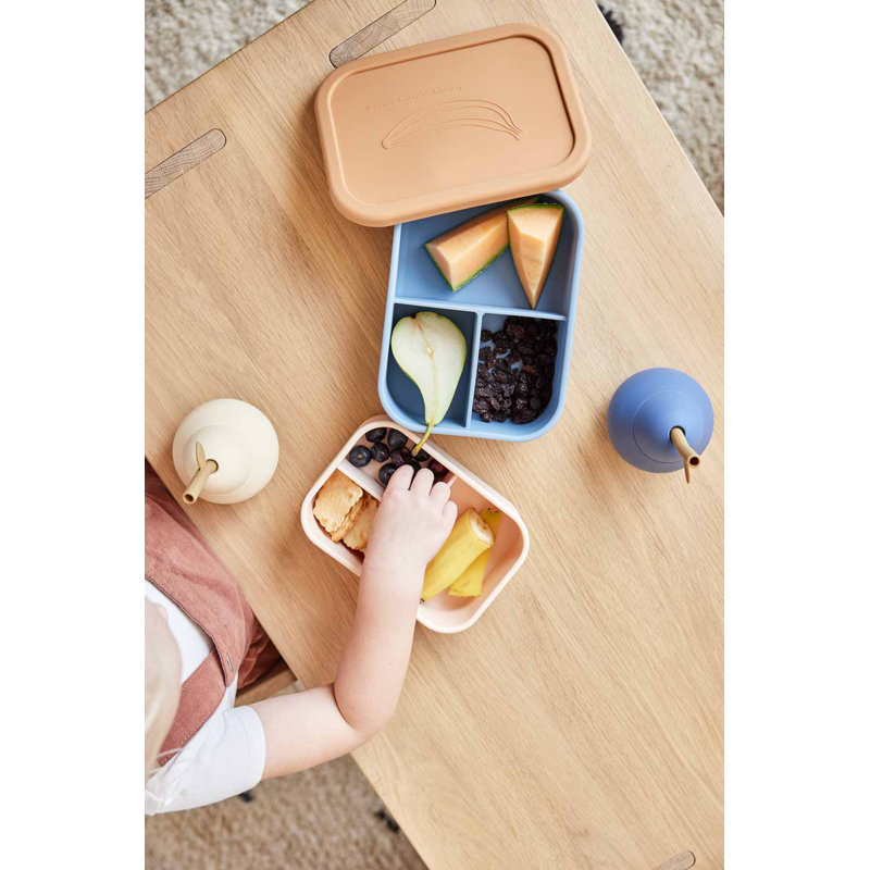 Yummy Lunch Box - Large, Blue/Fudge
