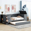 Lit de jour avec accoudoirs de rangement-65328046