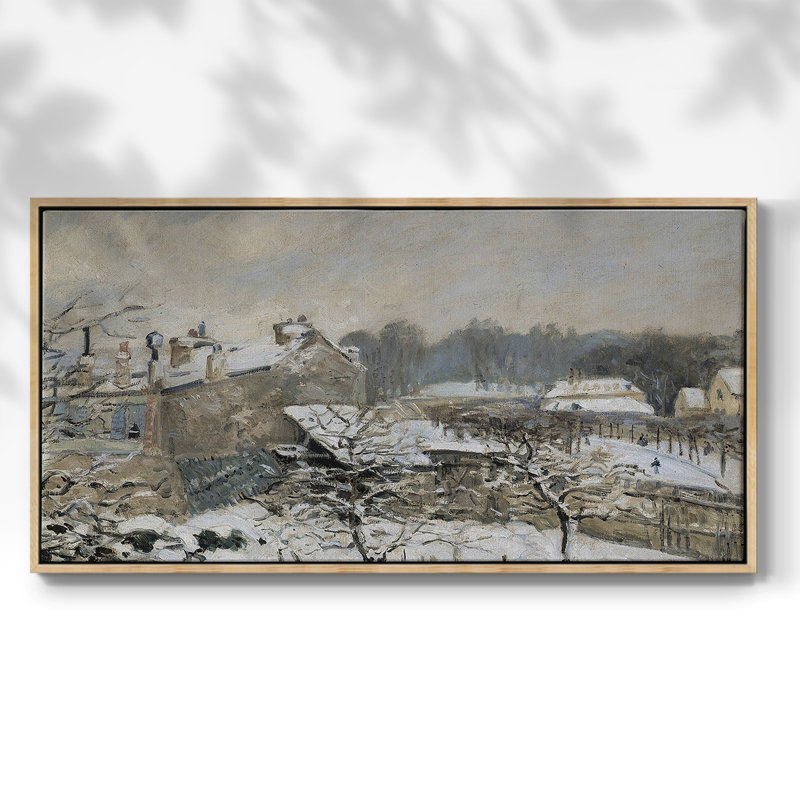 Paysage, série CDV III, toile tendue avec châssis, prête à être accrochée, Naturel, H 17 po x l 33 po