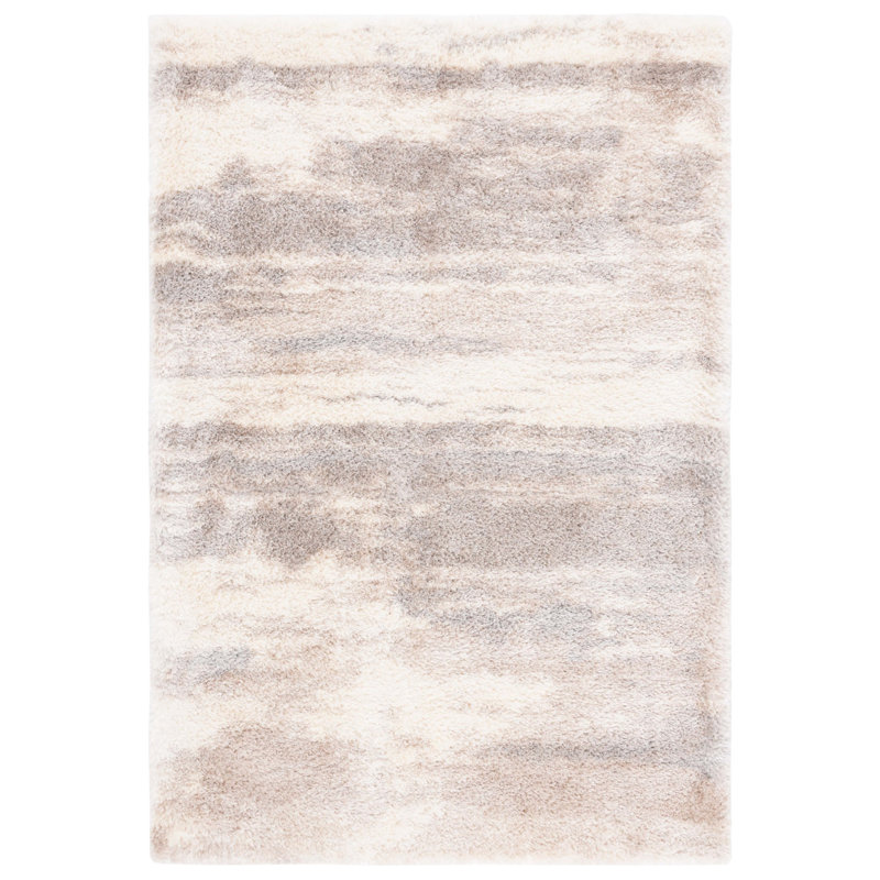 Cloud Shag Performance Abstract Rug, Rectangle 5'3" x 7'7"