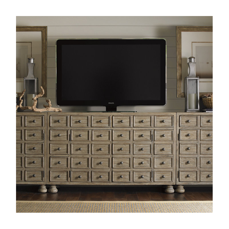Console média Twilight Bay Andrews, Gris taupe doux texturé délavé
