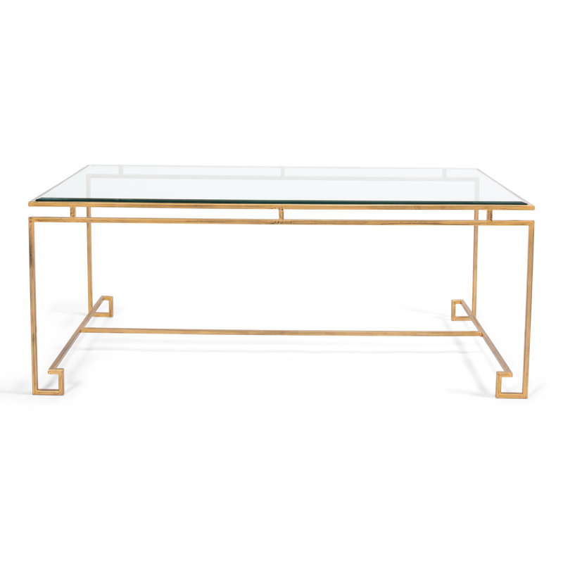 Parallel Sled Glass Coffee Table