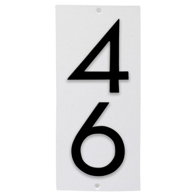 Floating 1-Line Wall Address Plaque