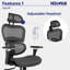 Ergo3D Rolling Ergonomic Mesh Executive Chair-55645793