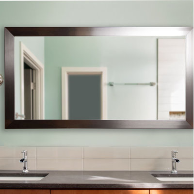 Ellery Wood Flat Wall Mirror