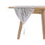 Polyester silver glitter beaded embroidered table flag