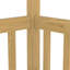 Structure de lit simple en bois naturel
