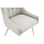 Chaise de salle à manger rembourrée en cuir moderne avec dossier capitonné à losanges - confortable et élégante pour la salle à manger, le bureau et le café (ensemble de 2)-528667148-528667144-528667150